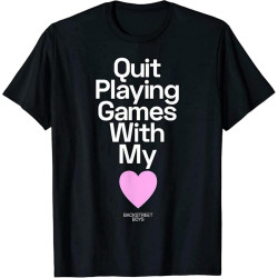 XIU CHUAN Backstreet Boys Quit Playing Games Heart T-Shirt Men Unisex Graphic Tee Shirt Black XIU CHUAN Backstreet Boys Quit Playing Games Heart T-Shirt Men Unisex Graphic Tee Shirt Black