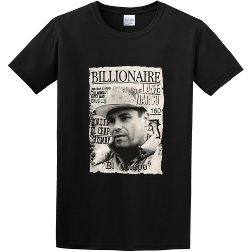OUBAO Man's T-Shirt El Chapo Joaquin Joaquin Guzman Loera Quality Raglans S-3XL Black XS OUBAO Man's T-Shirt El Chapo Joaquin Joaquin Guzman Loera Quality Raglans S-3XL Black XS