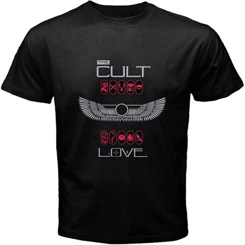 The Cult Love Rock Band Music Legend Men's Black T-Shirt