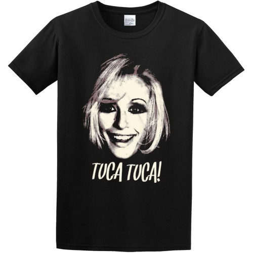 Man's T-Shirt Raffaella Carrà, Tuca Tuca, Vintage Image, Pop Art S-3XL Black XS Man's T-Shirt Raffaella Carrà, Tuca Tuca, Vintage Image, Pop Art S-3XL Black XS