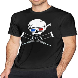 OUBAO Uniquely TV Series Jackass Mens Black Popular Tshirt XS OUBAO Uniquely TV Series Jackass Mens Black Popular Tshirt XS