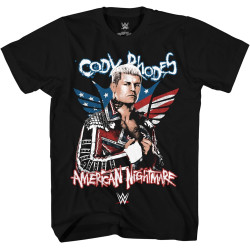 Cody Rhodes American Nightmare Wrestling Adult T-Shirt Cody Rhodes American Nightmare Wrestling Adult T-Shirt