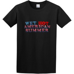 Man's T-Shirt Best of Wet Hot Americanretro Vintage S-3XL Black XS Man's T-Shirt Best of Wet Hot Americanretro Vintage S-3XL Black XS