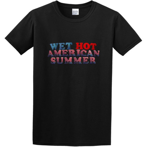 Man's T-Shirt Best of Wet Hot Americanretro Vintage S-3XL Black XS Man's T-Shirt Best of Wet Hot Americanretro Vintage S-3XL Black XS