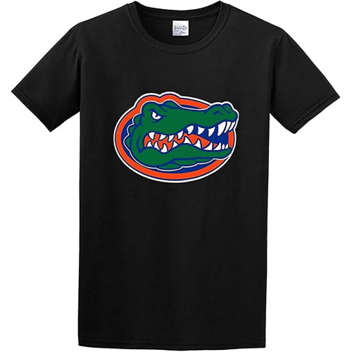 University of Florida Logo Gators College Tee O Neck Men ShirtBlack XS University of Florida Logo Gators College Tee O Neck Men ShirtBlack XS