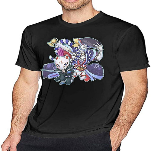 OUBAO Goro Akechi - Persona 5 Short Sleeve T-Shirt Top for Men XS OUBAO Goro Akechi - Persona 5 Short Sleeve T-Shirt Top for Men XS