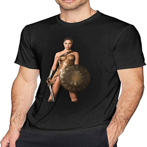 OUBAO Gal Gadot Men's Short-Sleeve Cool Novelty Design Graphic T-Shirts XS OUBAO Gal Gadot Men's Short-Sleeve Cool Novelty Design Graphic T-Shirts XS