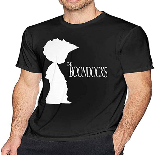 The Boondocks Logo Shirt Men Women Casual Fashion Novelty Short Sleeve Crewneck Cotton Tee Tops XS The Boondocks Logo Shirt Men Women Casual Fashion Novelty Short Sleeve Crewneck Cotton Tee Tops XS