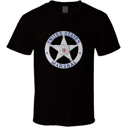 US Marshal Badge T-Shirt Mens Tee Size S - 3XL Many Colors Gift from US XS US Marshal Badge T-Shirt Mens Tee Size S - 3XL Many Colors Gift from US XS