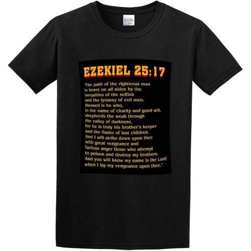 Men's T-Shirt Ezekiel 25:17 Art Men's T-Shirt Ezekiel 25:17 Art