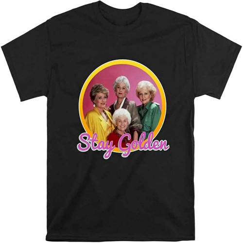 OUBAO Stay Golden The Golden Funny T-Shirt T Shirt Men Tshirt XS OUBAO Stay Golden The Golden Funny T-Shirt T Shirt Men Tshirt XS