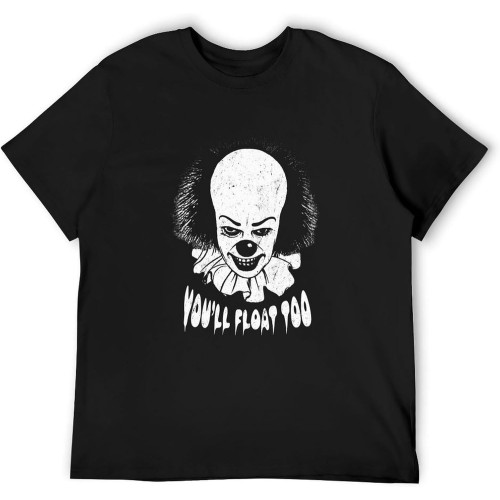 IT T-shirt Pennywise Killer Clown Chud Stephen King Derry Maine Losers Club Men's T-Shirt Black IT T-shirt Pennywise Killer Clown Chud Stephen King Derry Maine Losers Club Men's T-Shirt Black