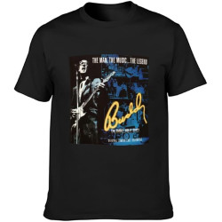 aishurou Buddy Holly Story tie dye Cool Young Loose Concise T-Shirt Black aishurou Buddy Holly Story tie dye Cool Young Loose Concise T-Shirt Black