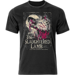 Mens American Werewolf in London Slaughtered Lamb Pub/Inn Logo Horror Movie T Shirt Fashion
