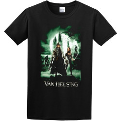 Men's Van Helsing Cotton T Shirt M Black Men's Van Helsing Cotton T Shirt M Black