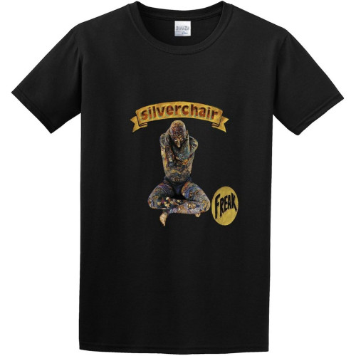 Men's T-Shirts Silverchair Freak Tour Customized Black Men's T-Shirts Silverchair Freak Tour Customized Black