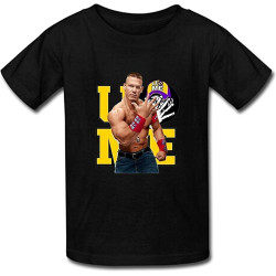 QECEOG Mens Print John Cena Custom T Shirts Cotton Novetly Tshirt Black QECEOG Mens Print John Cena Custom T Shirts Cotton Novetly Tshirt Black