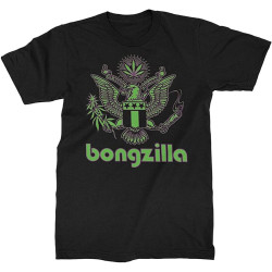 Bong-Zilla Men T Shirt Stoner Rock Band Music Life Unisex Tee Style Gioabwq6 Black