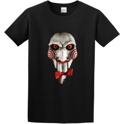 QECEOG Unisex T-Shirt Saw Jigsaw Horror Torture Movie Fan QECEOG Unisex T-Shirt Saw Jigsaw Horror Torture Movie Fan