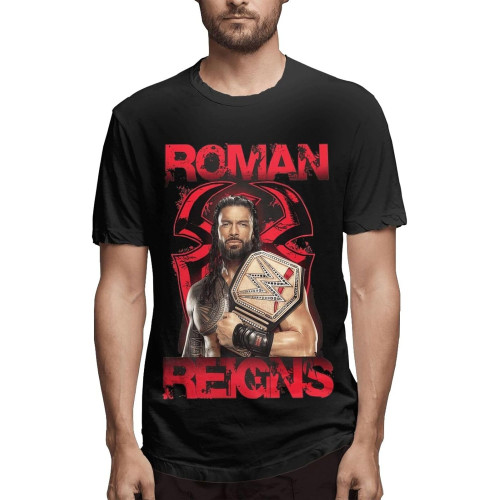 Roman Reigns Adult Men's Short-Sleeve Shirt Fashion Shirts Cotton Crewneck T-Shirt Tops Clothing for Men T-Shirts Roman Reigns Adult Men's Short-Sleeve Shirt Fashion Shirts Cotton Crewneck T-Shirt Tops Clothing for Men T-Shirts