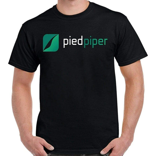 QECEOG Men's Pied Piper Updated Logo T-Shirt Short-Sleeved Shirt Top T Shirt Black QECEOG Men's Pied Piper Updated Logo T-Shirt Short-Sleeved Shirt Top T Shirt Black