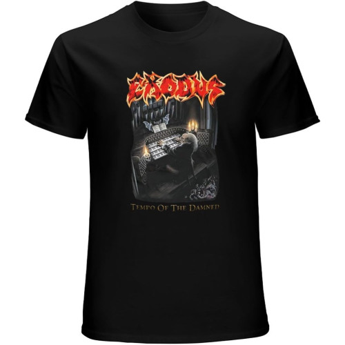 Men's T-Shirt Feel Soft of Bloodhoof Exodus Band Pop-Dance Mens T-Shirt Comfortable Fabrics to accompany You All Summer Men's T-Shirt Feel Soft of Bloodhoof Exodus Band Pop-Dance Mens T-Shirt Comfortable Fabrics to accompany You All Summer