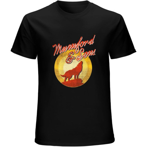 Men's Summer T-Shirt Mumford and Sons T Shirtens Grey Top Short Sleeve Adults Tee Soft and Light Men's Summer T-Shirt Mumford and Sons T Shirtens Grey Top Short Sleeve Adults Tee Soft and Light