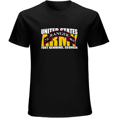 Militarytee Ranger 75Th Rgt Us Army Best Gifts T-Shirt T-Shirt Graphic Unisex Tee Shirt Black Militarytee Ranger 75Th Rgt Us Army Best Gifts T-Shirt T-Shirt Graphic Unisex Tee Shirt Black