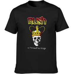 QECEOG Men's Rush A Farewell to King T Shirt Black QECEOG Men's Rush A Farewell to King T Shirt Black