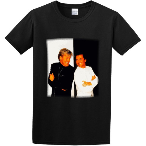 Modern Talking Back for Good Album Cover Men T-Shirt DTG Black Modern Talking Back for Good Album Cover Men T-Shirt DTG Black