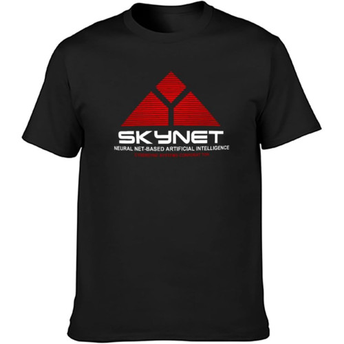 Men's T-Shirts Popular Details About Terminator - Skynet Logo Black Men's T-Shirts Popular Details About Terminator - Skynet Logo Black