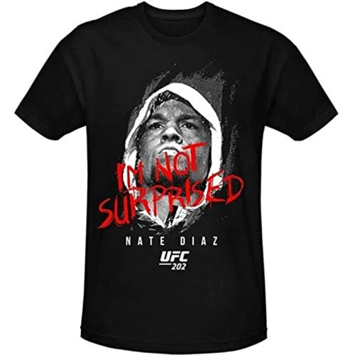 Men Casual Shirt Fashion Shirt Nate Diaz I'm Not Surprised T-Shirt Men Casual Shirt Fashion Shirt Nate Diaz I'm Not Surprised T-Shirt