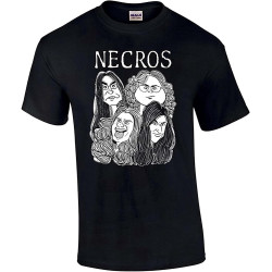 QECEOG Men's Necros T-Shirt to 300 Rare Punk Exclusive Black QECEOG Men's Necros T-Shirt to 300 Rare Punk Exclusive Black