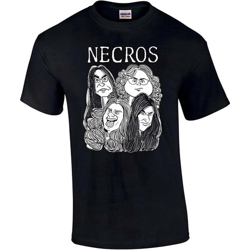 QECEOG Men's Necros T-Shirt to 300 Rare Punk Exclusive Black QECEOG Men's Necros T-Shirt to 300 Rare Punk Exclusive Black