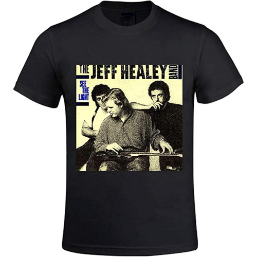 Men's Jeff Healey Band See The Light Funny Teehirts for Men -XXXL Men's T Shirt Fashion Casual Cool Teehirts Men's Jeff Healey Band See The Light Funny Teehirts for Men -XXXL Men's T Shirt Fashion Casual Cool Teehirts