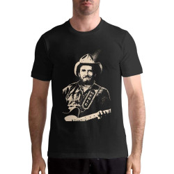 QECEOG Merle Haggard T Shirts Men's Tops Short Sleeved Round Neck Cotton Shirt Black QECEOG Merle Haggard T Shirts Men's Tops Short Sleeved Round Neck Cotton Shirt Black