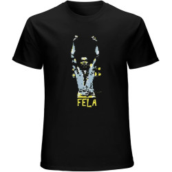 QECEOG Men's Summer T-Shirt Fela Kuti Iconic Afrobeat T Shirt Button Closure QECEOG Men's Summer T-Shirt Fela Kuti Iconic Afrobeat T Shirt Button Closure