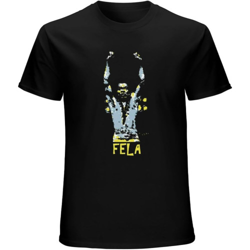 QECEOG Men's Summer T-Shirt Fela Kuti Iconic Afrobeat T Shirt Button Closure QECEOG Men's Summer T-Shirt Fela Kuti Iconic Afrobeat T Shirt Button Closure