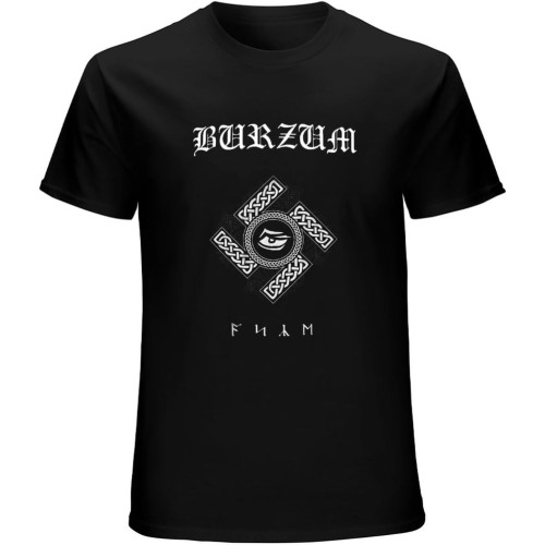 Men's Violet Marian Uomos Burzum Film Print T Shirt Men's Violet Marian Uomos Burzum Film Print T Shirt