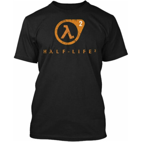 SaffDFFSaa GUFO Half-Life - A 2 Half Life T-Shirt Black