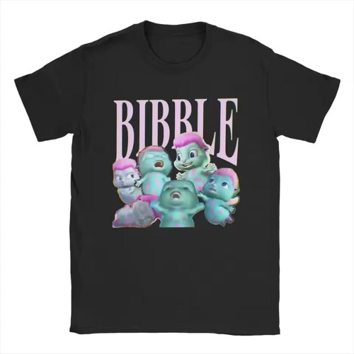 Vintage Bibble Collage T Shirts for Men Crewneck Tees Short Sleeve Summer Tops Vintage Bibble Collage T Shirts for Men Crewneck Tees Short Sleeve Summer Tops