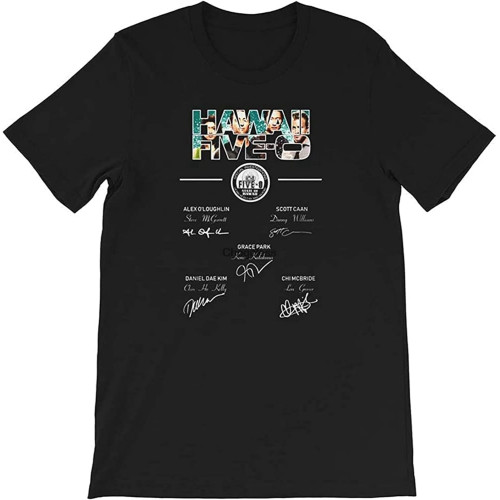 Hawaii Five 0 Unisex T-Shirt Graphic Printed Tee Mens Black Shirt Hawaii Five 0 Unisex T-Shirt Graphic Printed Tee Mens Black Shirt