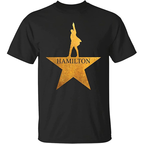 Hamilton American Musical Men's T-Shirt Unisex Black Tee Size M Hamilton American Musical Men's T-Shirt Unisex Black Tee Size M