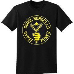 Gogol Bordello Band T-Shirt Mens Black Tee Gogol Bordello Band T-Shirt Mens Black Tee