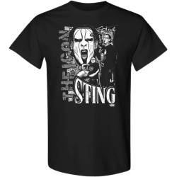 SaffDFFSaa Sting - The ICON Retro T-Shirt Black SaffDFFSaa Sting - The ICON Retro T-Shirt Black