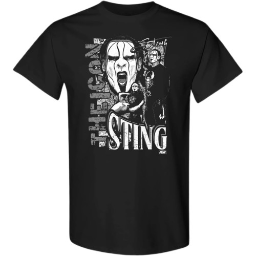 SaffDFFSaa Sting - The ICON Retro T-Shirt Black SaffDFFSaa Sting - The ICON Retro T-Shirt Black