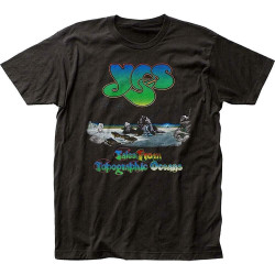 Yes Band Tour Album T-Shirt Tee Cotton Reprint Unisex Black Yes Band Tour Album T-Shirt Tee Cotton Reprint Unisex Black