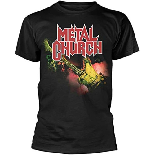 Metal Church Metal Church T Shirt Graphic Top Printed Tee Mens Shirt Black Size S Metal Church Metal Church T Shirt Graphic Top Printed Tee Mens Shirt Black Size S