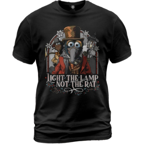 SaffDFFSaa Unisex Cotton T-Shirt The Muppet Christmas Carol Light The Lamp Not The Rat SaffDFFSaa Unisex Cotton T-Shirt The Muppet Christmas Carol Light The Lamp Not The Rat