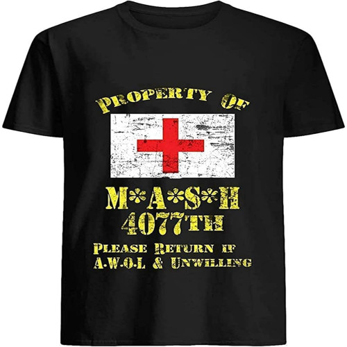 SaffDFFSaa Property of Mash 4077Th 50 T Shirt Shirt for Men SaffDFFSaa Property of Mash 4077Th 50 T Shirt Shirt for Men